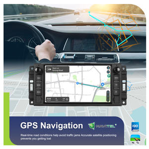 Podofo <span class=keywords><strong>7</strong></span> inch đơn vị đứng đầu 4 + 64GB đài phát thanh xe hơi không dây Carplay GPS/Wifi/BT/FM/RDS cho xe jeep/Chevrolet/Chrysler/Dodge OEM ODM - Product Image 5