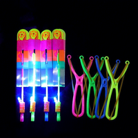 Slingshot lumineux à LED, jouet amusant pour enfants, jeu de fête, cadeau, flèches en caoutchouc éclairantes, lance-flèches, catapulte