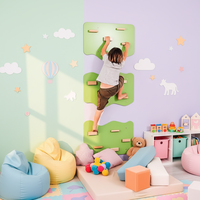 Panneaux d'escalade en bois pour tout-petits, système d'escalade Montessori - Écologique, certifié FSC, décoration de salle de jeux pour enfants, jouet cadeau, maison
