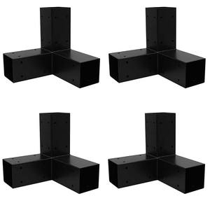 Kit de supports en acier <span class=keywords><strong>pour</strong></span> <span class=keywords><strong>pergola</strong></span> <span class=keywords><strong>d</strong></span>'<span class=keywords><strong>angle</strong></span> à 3 voies 4x4 <span class=keywords><strong>pour</strong></span> <span class=keywords><strong>connecteur</strong></span> en bois - Product Image 1