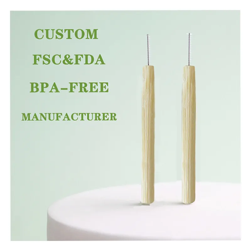Hot Sale Loop Y Natural Mint Single Use Tape Woven Multifilament Eco-friendly Natural Silk Bamboo Dental Floss Interdental Brush