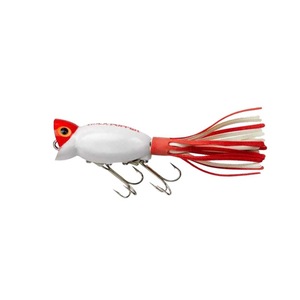 Leurres <span class=keywords><strong>de</strong></span> pêche Hula Popper à bouche bombée avec jupe en caoutchouc, 10 couleurs, yeux 3D, pour pêche en surface au bar - Product Image 4