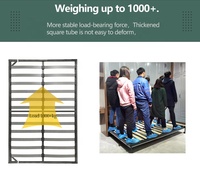 Horizontal kippbares Gaskolbens ystem Faltbares Bett Wand möbel Murphy Bett tisch Für platzsparendes U-Bein