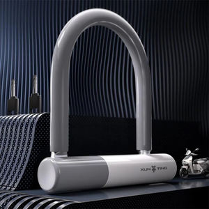 Xunting 방수 자전거 잠금 휠 잠금 키 전단 방지 U 잠금 휴대용 전기 자동차 및 오토바이 용 도난 방지 - Product Image 3