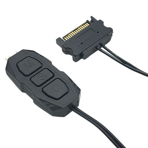 Концентратор QiuzAim ARGB с беспроводным пультом дистанционного управления для 5 В <span class=keywords><strong>3</strong></span>-контактных светодиодных лент и вентиляторов для ПК с большим удаленным расстоянием - Product Image 5