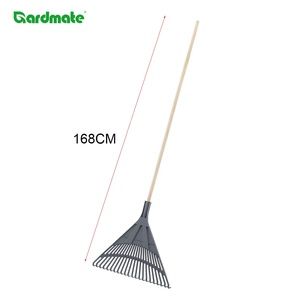 Rastrillo de 24 Dientes con Mango de Madera, Herramienta de Jardinería Ligera para Recoger Hojas y Limpiar el Césped (OEM Disponible) - Product Image 5