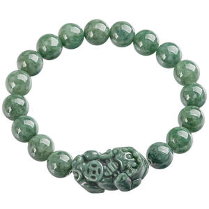Bracelet en jadéite naturelle authentique Pixiu, bijoux pour femmes, vente en gros de jade, design original SL115 - Product Image 1