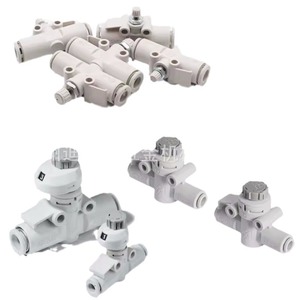 Vanne de régulation de vitesse Smc As1002f-23A, type d'embourburement, pour pièces pneumatiques haute pression et haute température - Product Image 5