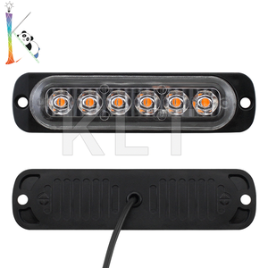 Nueva Barra de Luces de Emergencia <span class=keywords><strong>Calite</strong></span> de 6 LED, Luz Estroboscópica de Aluminio para Auto, Camioneta, Motocicleta, 12-24V, 1 Año de Garantía - Product Image 1