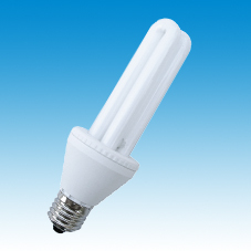 หลอดไฟประหยัดพลังงาน 2U CFL ขั้ว E27 6000K แสงเดย์ไลท์ ใช้งานได้ 6000 ชั่วโมง CRI 80 ฐานพลาสติก หลอดฟลูออเรสเซนต์ รับประกัน 2 ปี AC 220V 3900 - Product Image 4