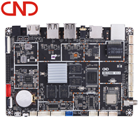 Carte de circuit imprimé Android TV Box 2G+16G Android 7.1 USB LVDS EDP Ethernet RJ45 4G