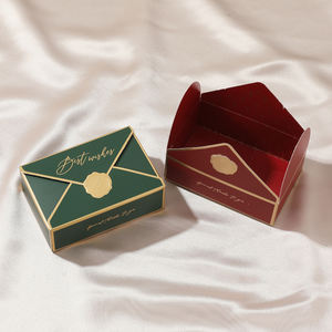 Boîte à bonbons personnalisée avec logo, emballage, enveloppe, boîte à bijoux, boîte de rangement pour bagues de mariage, colliers, boucles d'oreilles, cadeau d'anniversaire, de fêtes - Product Image 3