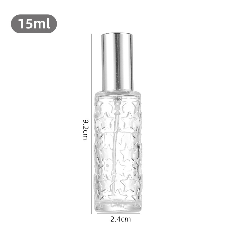 clear+heart+ silver spray