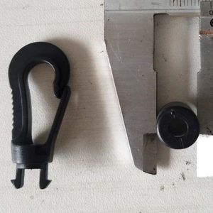 Carabiner <b>Plastic</b> <b>Hook</b> 5mm Hole For Backpacks And Outdoor Gear - Product Image 2