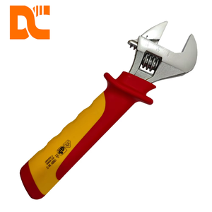 Clé à molette isolée VDE Clé mixte Finition chromée Clé hexagonale en acier au carbone pour usage industriel DIY Métrique OEM - Product Image 1