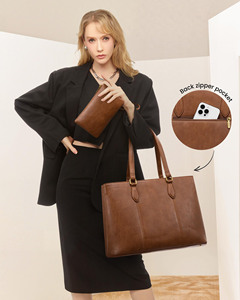 Protective Durable <b>15.6</b>-<b>inch</b> <b>Laptop</b> Tote <b>Bag</b> with Padded Protection Water-Resistant Material for Daily Use by Professionals - Product Image 6