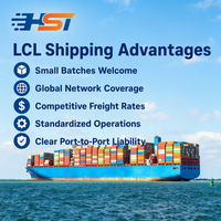 Service d'expédition de conteneurs de fret surdimensionnés 20GP 40HQ par agent maritime : Expédition LCL FCL par voie maritime