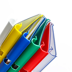 Supermercado al por menor plástico PVC acrílico etiqueta adhesiva tira de datos precio titular para estantes - Product Image 4