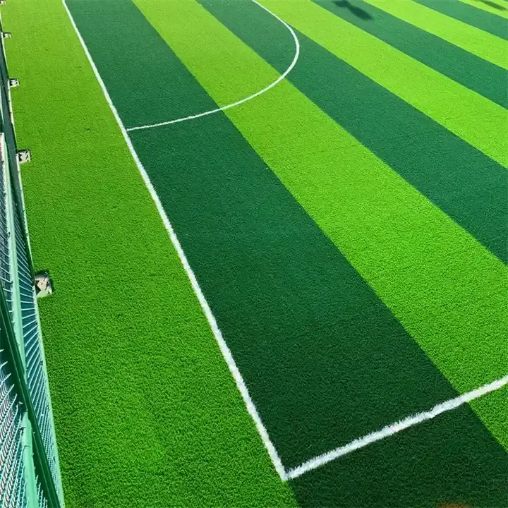 SLUN 2024 terrain de Football de haute qualité gazon synthétique gazon de Football 50mm 60mm Multi Sports gazon de Football herbe pour sol de Sport