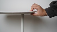 Table console latérale ADA à hauteur réglable par vérin à gaz, pour salon d'appartement, durable, stable, design moderne