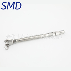 Smd Fork Type Steel <b>Wire</b> Rope Quick Connector Stainless Steel Threaded Connection Stair Rail Terminal Accessory - Product Image 1