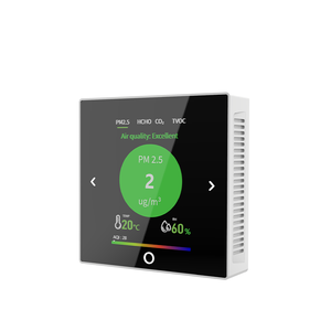 6-<strong>in</strong>-1 Smart Indoor <strong>Air</strong> Quality <strong>Monitor</strong> FS11006DC,Co2,Pm2.5,Hcho,Tvoc,Temp &amp; Humidity, Wifi/RS485 - Product Image 2