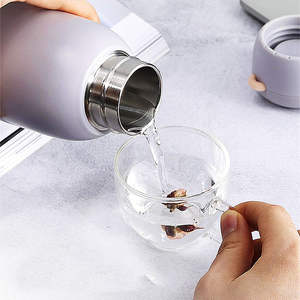 350Ml 12Oz Bouteille <span class=keywords><strong>d</strong></span>'eau isolée sous vide personnalisée Fiole à thermos isolée Bouteille <span class=keywords><strong>d</strong></span>'eau en acier inoxydable à double paroi Tasses à cœurs - Product Image 6