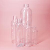 Liquide de distribution transparent épaule ronde 30ml 50ml 60ml 100ml 120ml 2 Oz 4oz pompe en plastique Fine brume Spray Pet Squirt Bottle