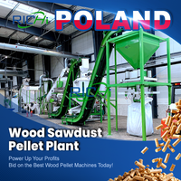 RICHI ATEX 1-40TPH Ligne de production de granulés de biomasse multi-combustibles, service clé en main pour usine de granulés de bois en Pologne