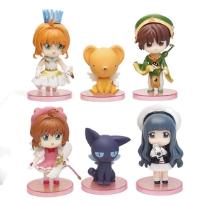 Figuras De YMJ 6 unids/set <span class=keywords><strong>Card</strong></span> <span class=keywords><strong>Captor</strong></span> <span class=keywords><strong>Sakura</strong></span> lindo juguete de modelos coleccionables PVC Anime figura figuras de acción - Product Image 2