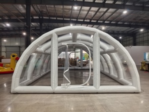 Tente de <span class=keywords><strong>piscine</strong></span> gonflable de conception nouvelle, <span class=keywords><strong>abri</strong></span> de <span class=keywords><strong>piscine</strong></span> transparent portable pour toutes les saisons - Product Image 1