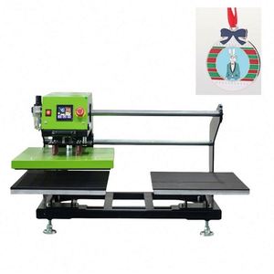 Pneumatic Double Station Hot Stamping <b>Machine</b> <b>Clothes</b> T-shirt Hot Stamping Printing Hot Stamping Transfer <b>Machine</b> - Product Image 5