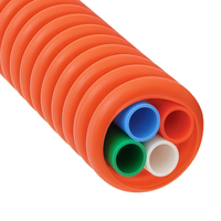 Tuyau ondulé en PEHD de haute qualité à 4 sous-conduites pour câble optique de télécommunication souterrain pré-subducté