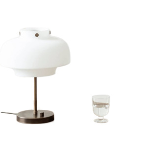 Modern Minimalist Glass Table <b>Lamp</b> E27 LED <b>Touch</b> Control Eye Caring Living Room Bedroom <b>Bedside</b> <b>Lamp</b> - Product Image 4