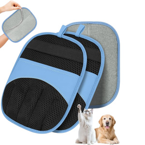 Gant de nettoyage électrostatique rond pour enlever les poils d'animaux, outil de nettoyage pour chiens et chats à poils longs - Product Image 4
