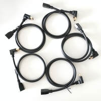 Câble DP de haute qualité 0,8 m, extension à 90 degrés mâle vers femelle, prend en charge 4K 8K pour moniteur d'ordinateur, lecteur DVD