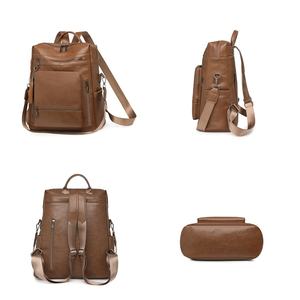 Supérieur 2025 nouveau sac à dos pour femmes mode Vintage décontracté grande capacité Simple sac polyvalent pour voyage école loisirs quotidiens - Product Image 1