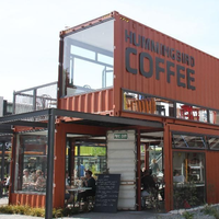 Mini furgoneta móvil pequeña de 2 pisos, 40 pies, 20 pies y 10 pies, envío prefabricado, contenedor de café, tienda, restaurante, precio, comida rápida, comestibles