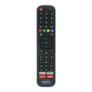 HUAYU RM-L1335 plus En3g39 Control Remote For Hisense smart tv 49" card and a remote