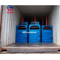 Presse à balles manuelle pour bouteilles en plastique Presse à balles pour sacs en plastique Machine d'emballage de bouteilles vides Compacteur pour bouteilles en plastique