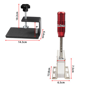Sequential Shifter For Racing Steering Wheel 14.3cm <b>Black</b> Red Metal <b>Bracket</b> Paddle Shifter With Adjustable Clamp - Product Image 1