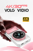 Nueva Cámara de Video BENJIE 4K con Cámara para Selfies, Sensor CMOS, Detección Facial y Distancia Focal Ajustable