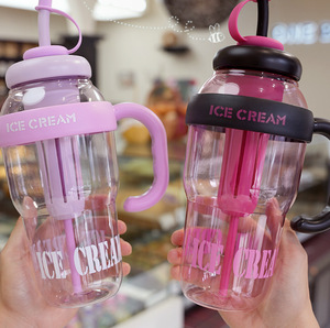 1300ml Water <b>Cup</b> <b>Large</b> Capacity Plastic Water Bottle with Straw Cap Summer Waterbottle High Beauty Bucket Milk <b>Tea</b> <b>Cups</b> - Product Image 6
