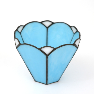 6-Inch Lampshade Replacement Stained Glass Vintage <strong>Shade</strong> Light Cover Accessories Fitter Opening, Multiple Color Options - Product Image 6