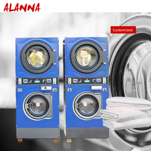 Equipo <span class=keywords><strong>de</strong></span> Lavandería <span class=keywords><strong>de</strong></span> <span class=keywords><strong>Autoservicio</strong></span> para Hoteles, Lavadora y Secadora Apilables que Funcionan con Monedas/Tarjetas para Negocios <span class=keywords><strong>de</strong></span> Lavandería - Product Image 1