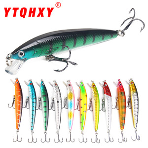 Leurre flottant XY-202 Minnow 10cm 9g pour la pêche au bar, ensemble de leurres artificiels durs - Product Image 3