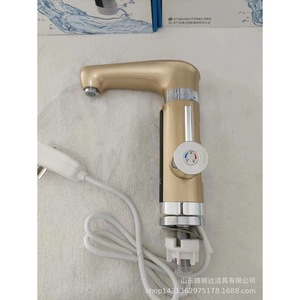 Robinet d'eau électrique instantané 2000W avec écran LCD, corps métallique, commande par micro-ordinateur, alimentation par le bas - Product Image 2
