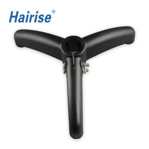 Hairise konveyör sistemi P758 plastik konveyör ayakları yuvarlak destek tabanı Tripod - Product Image 2