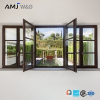 Ventanas Abatibles de Aluminio con Vidrio Templado para Proyectos Residenciales NFRC, con Mosquiteras y Rejillas