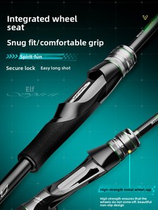 TRY&V <span class=keywords><strong>SPIRIT</strong></span> PRO – Moulinet spinning à action moyenne-rapide <span class=keywords><strong>et</strong></span> longue portée, canne à pêche polyvalente à poignée droite pour leurres - Product Image 5